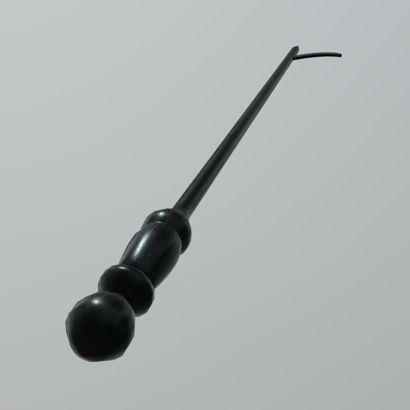 Fire Poker - low poly PBR 3d model