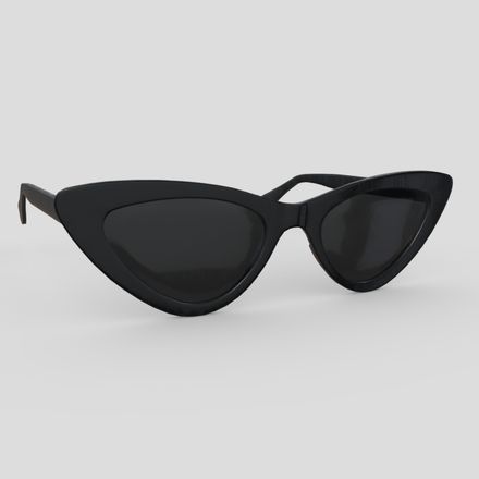 Sunglasses 4 - low poly PBR 3d model