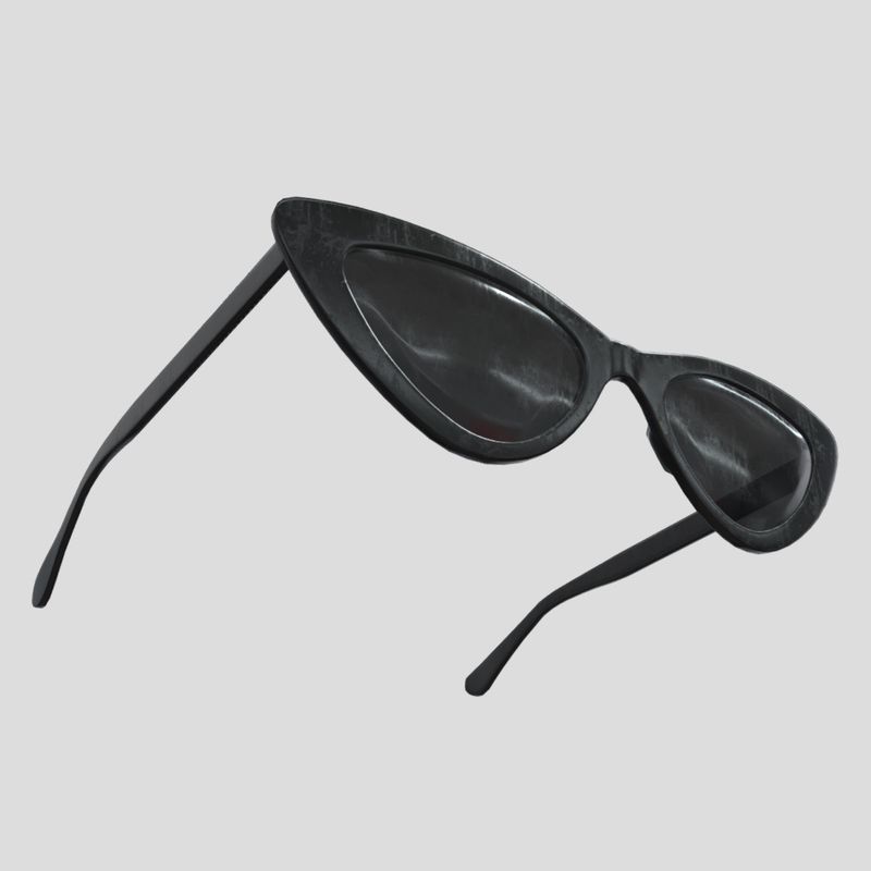 Sunglasses 4 - low poly PBR 3d model