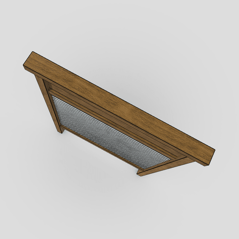 Washboard - low poly PBR 3d model