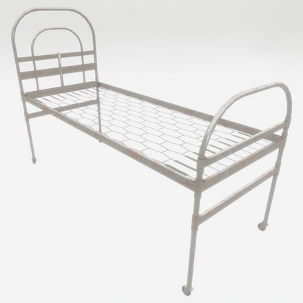 Bed (rusty) - PBR 3D Model