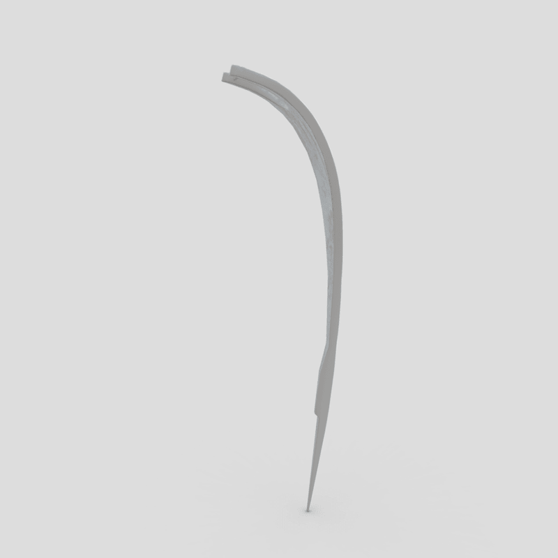 Dental Floss Pick 3 - low poly PBR 3d model