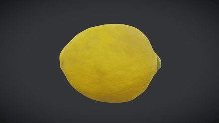 Lemon - low poly PBR 3d model