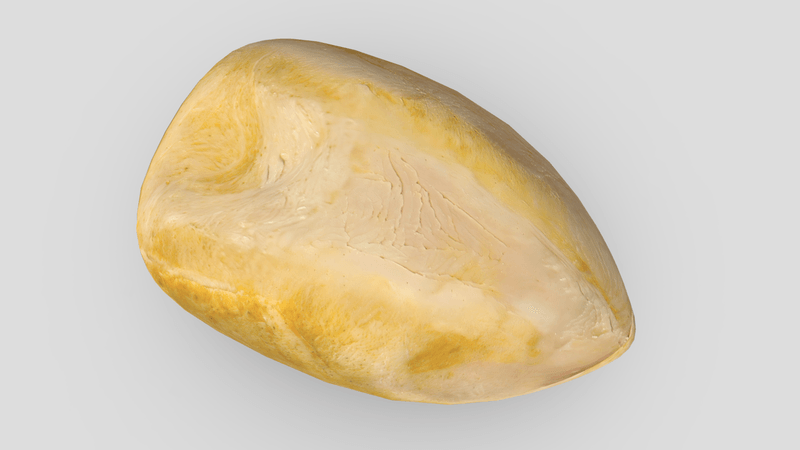 CC0 - Cooked Chicken Breast 2 - low poly PBR 3d model