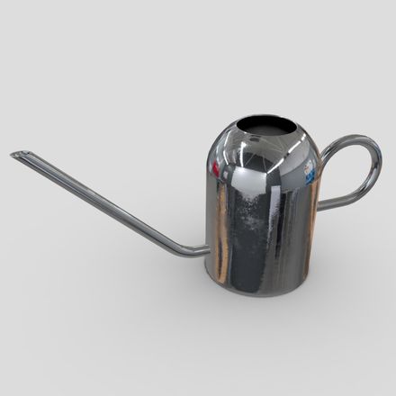 CC0 - Watering Can 6 - low poly PBR 3d model