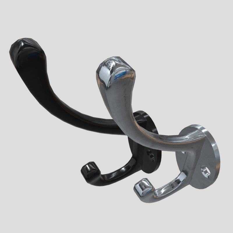 Coat Hook - low poly PBR 3d model