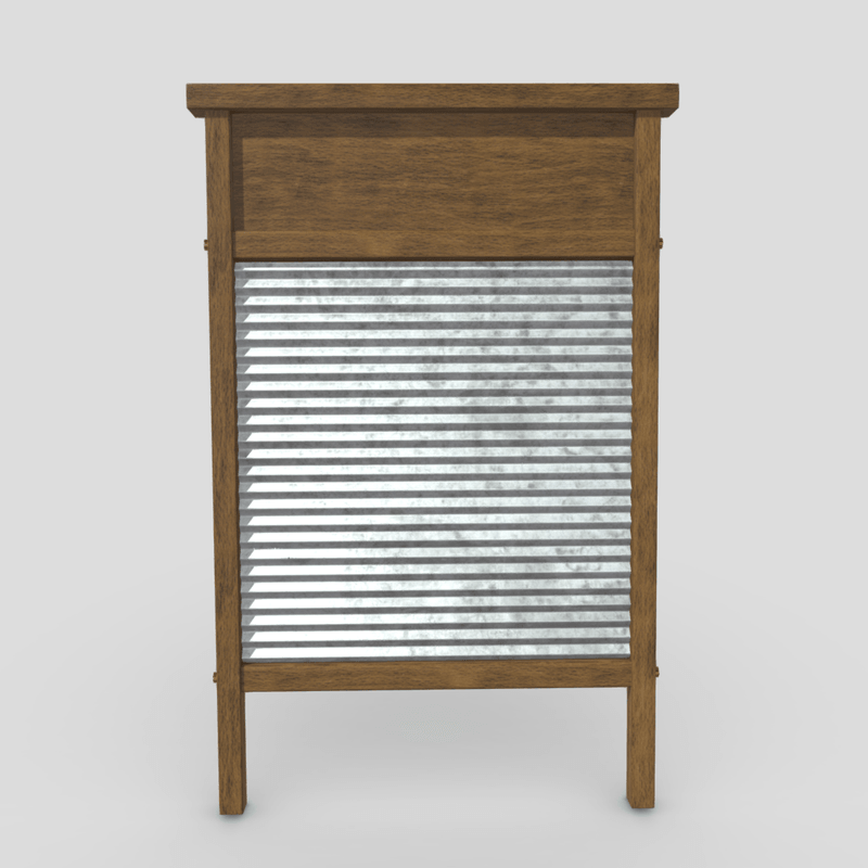Washboard - low poly PBR 3d model