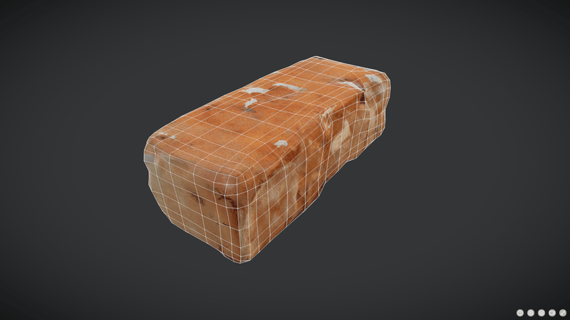Brick 3 - low poly PBR 3d model