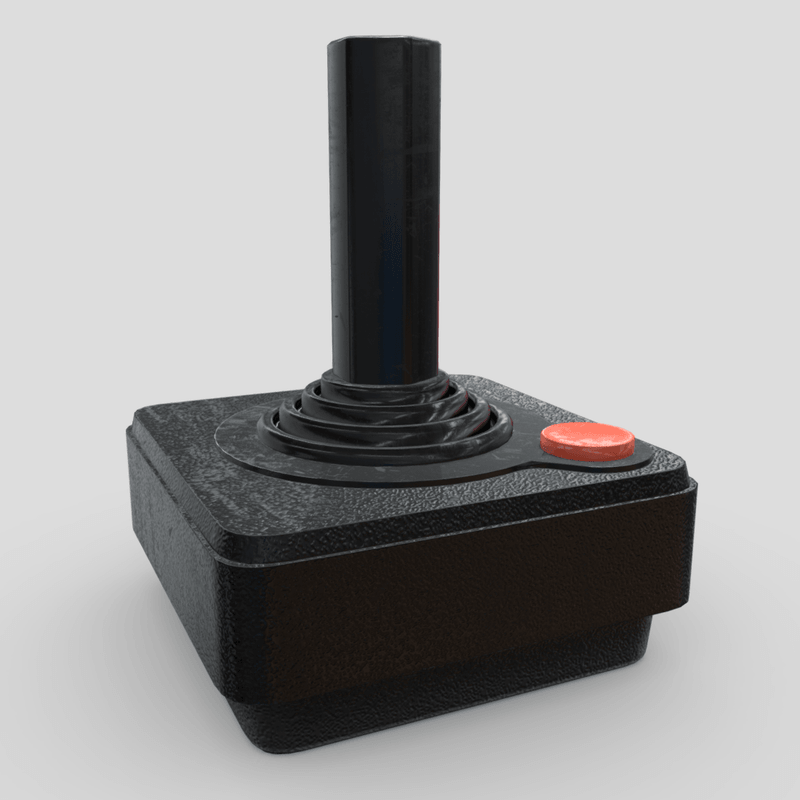 Joystick - low poly PBR 3d model