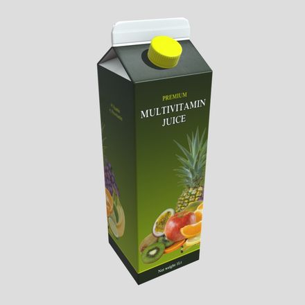 Multivitamin Juice - low poly PBR 3 model