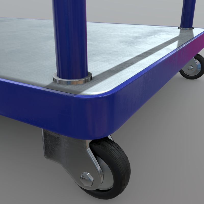 Platform Truck - low poly PBR 3d model