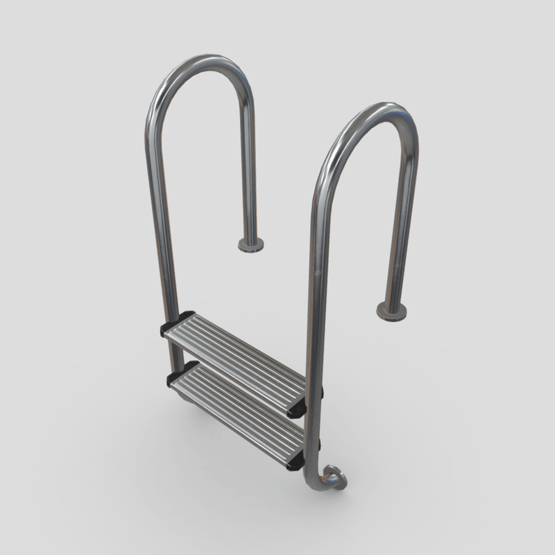 CC0 - Pool Ladder 3 - low poly PBR 3d model