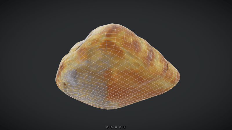 Pastry - low poly PBR 3d model