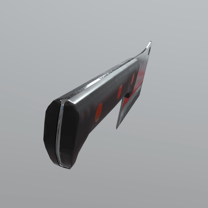CC0 - Cleaver - low poly PBR 3d model