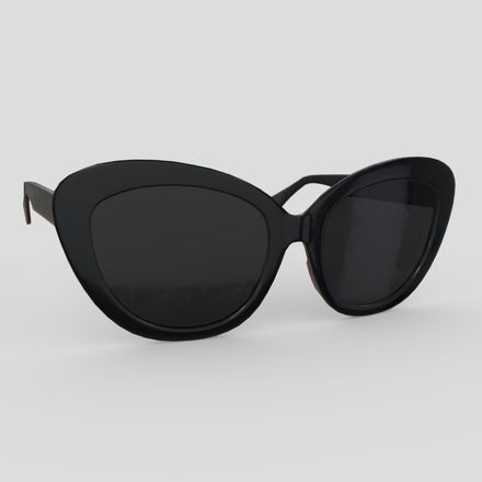 Sunglasses 5 - low poly PBR 3d model