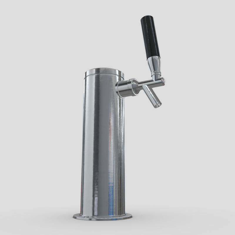 CC0 - Beer Tap - low poly PBR 3d model
