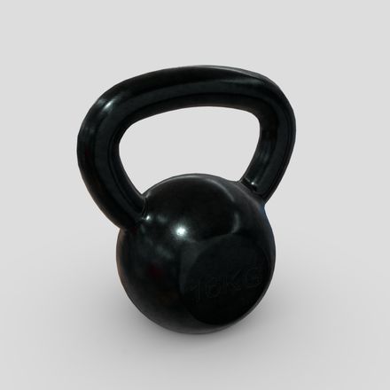 Kettlebell 2 - low poly PBR 3d model