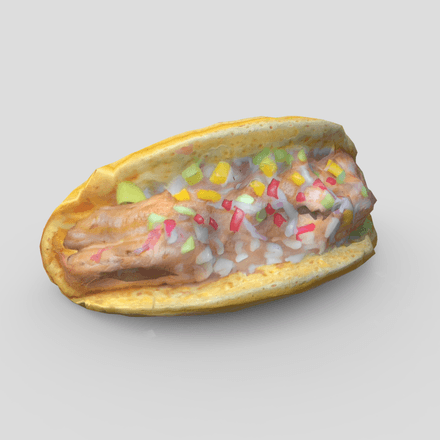 Taco - low poly PBR 3d model