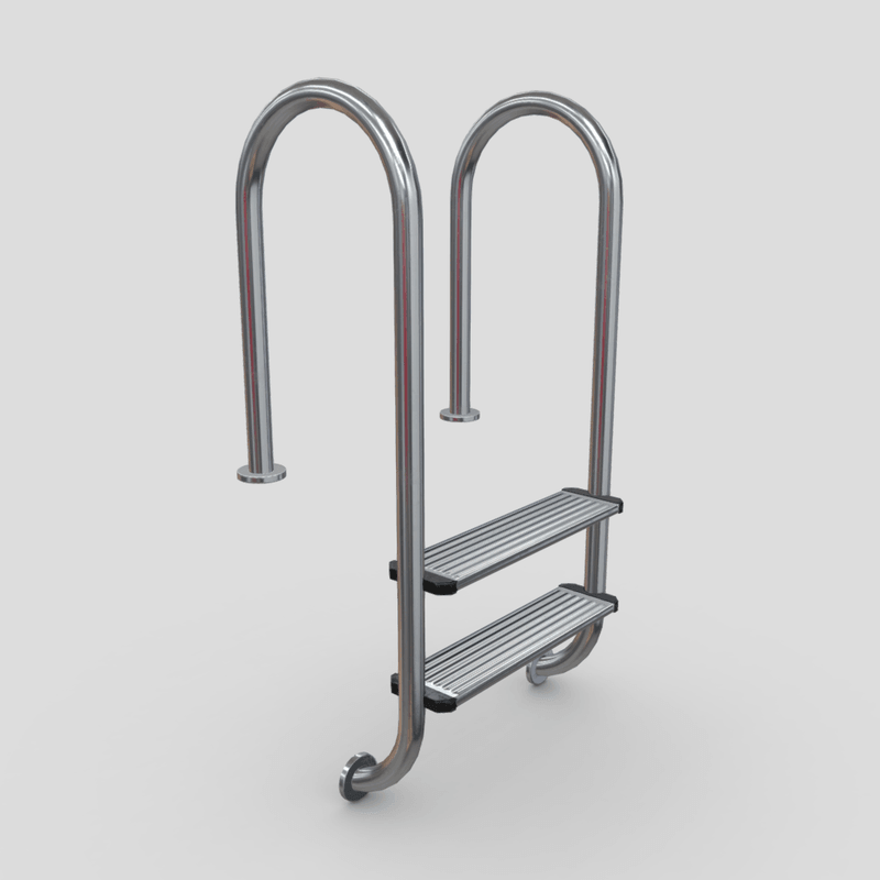 CC0 - Pool Ladder 3 - low poly PBR 3d model