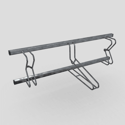 Bicycle Stand 6 - low poly PBR 3d model