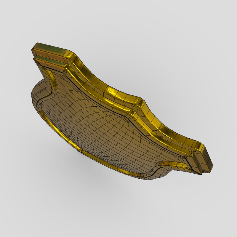 Police Badge - low poly PBR 3d model