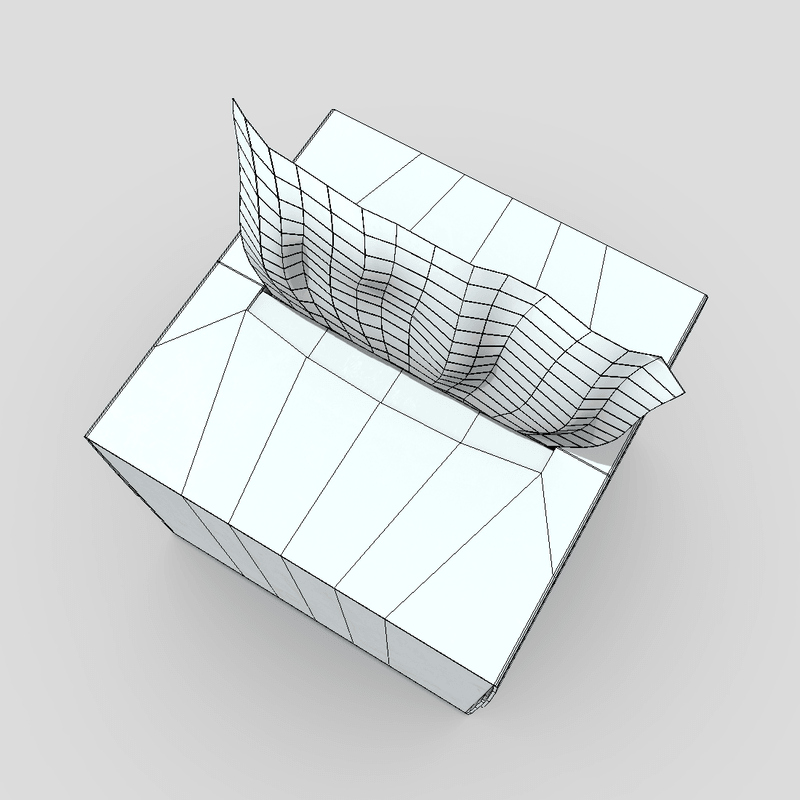 CC0 - Tissue Box - low poly PBR 3d model