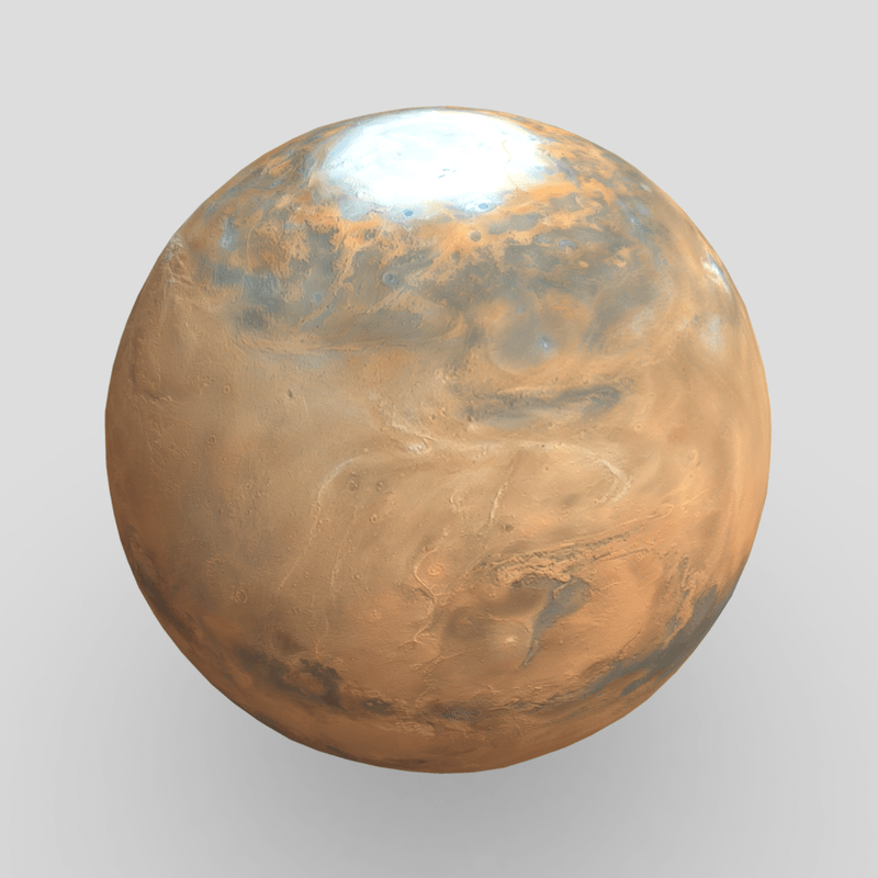 Planet - low poly PBR 3d model