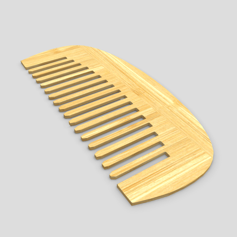 CC0 - Hair Comb 6 - low poly PBR 3d model