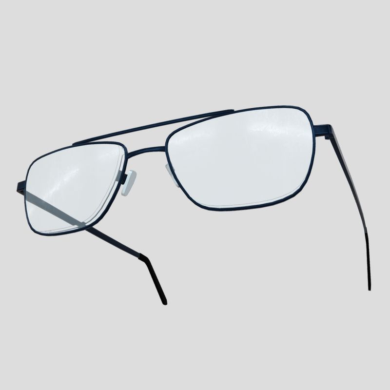 Glasses 5 - low poly PBR 3d model