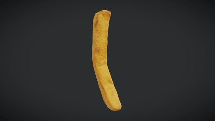 French Fries - low poly PBR 3d model