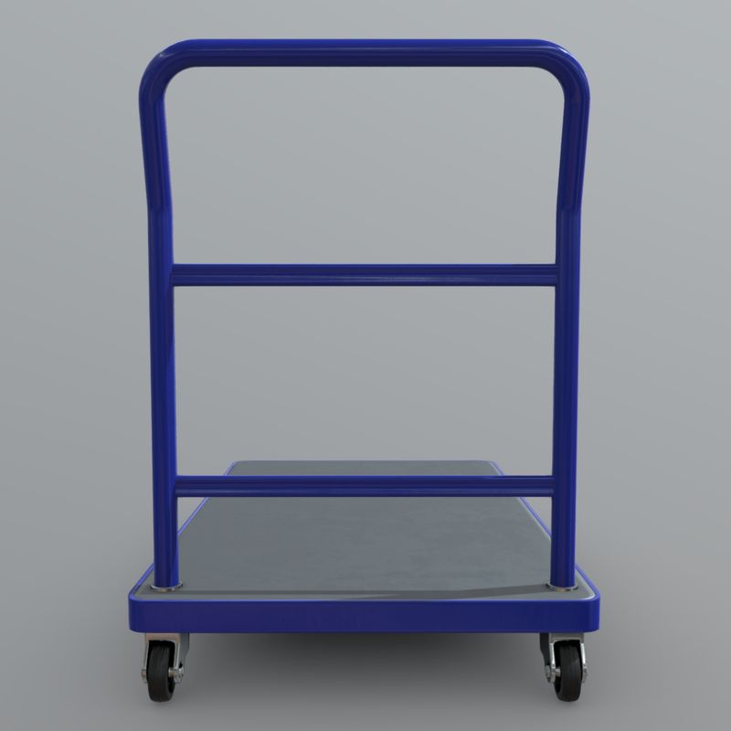 Platform Truck - low poly PBR 3d model