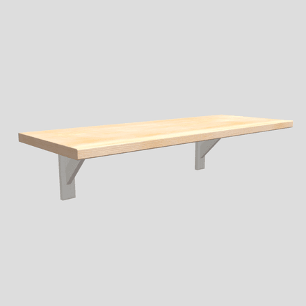 Wall Shelf 6 - low poly PBR 3d model