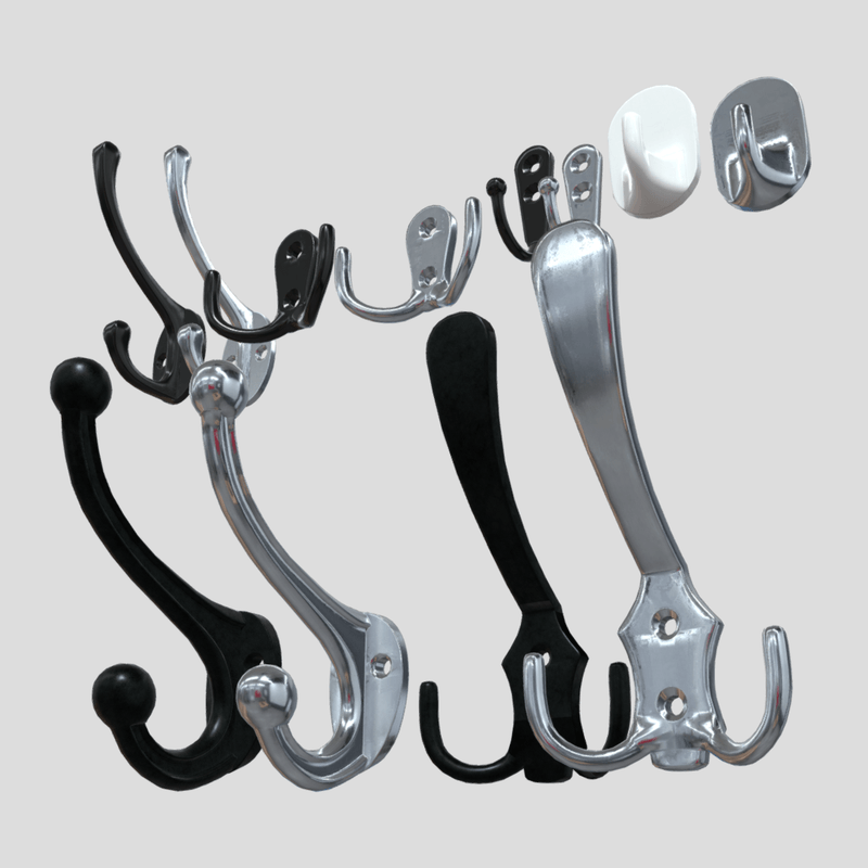 Coat Hook Pack - low poly PBR 3d model