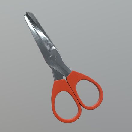 Scissors 5 - low poly PBR 3d model