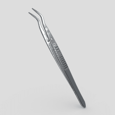 Dental Tweezer - low poly PBR 3d model