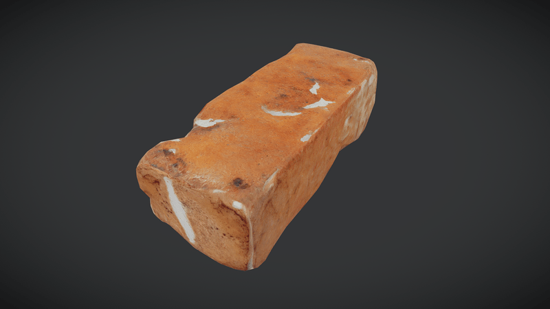 Brick 3 - low poly PBR 3d model