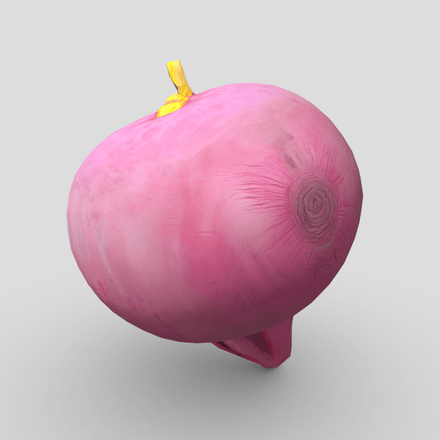 Beetroot - low poly PBR 3d model