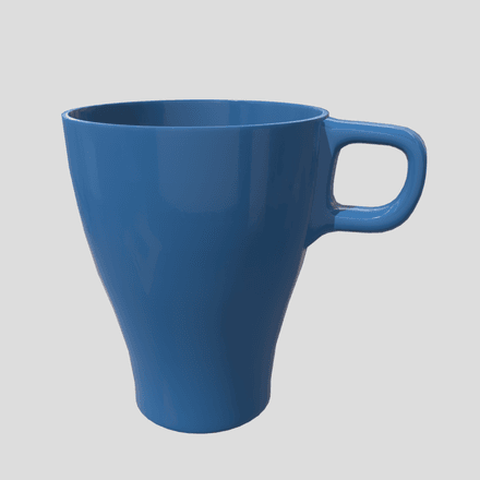 Mug 3 - low poly PBR 3d model