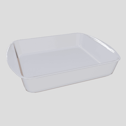 Baking Dish 6 - low poly PBR 3d model