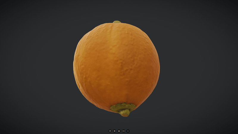 Hokkaido Pumpkin - low poly PBR 3d model