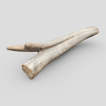 Dead Wood 4 - low poly PBR 3d model