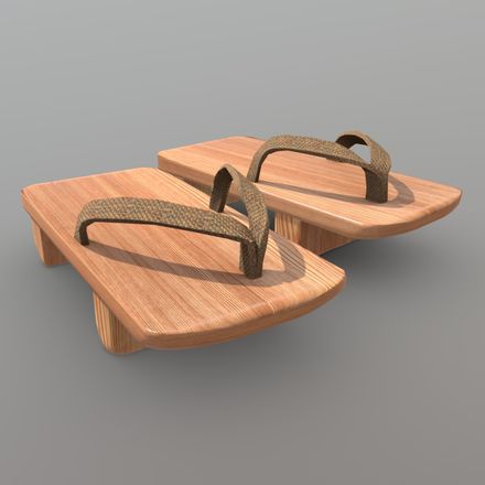 Geta - low poly PBR 3d model