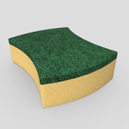 CC0 - Sponge - low poly PBR 3d model