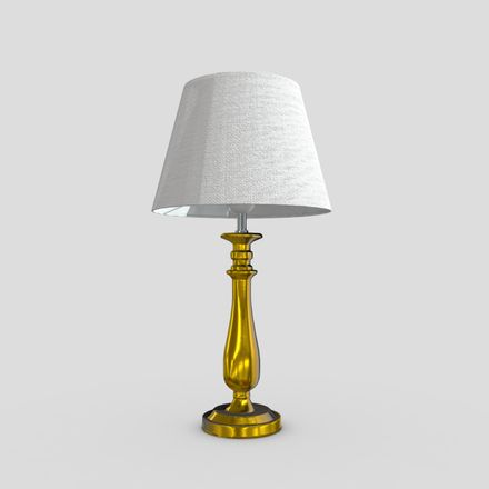 CC0 - Table Lamp 7 - low poly PBR 3d model