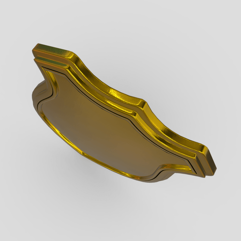 Police Badge - low poly PBR 3d model