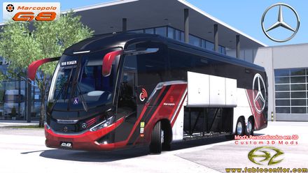 Novo Mod Bus G8 Mercedes 1200 6x2 Fabio Contier