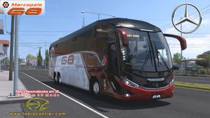 ETS2 Novo Mod Bus G8 Mercedes 1200 6x2