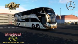 ETS2 Mod Bus G8 DD 1800 Mercedes-Benz 8x2