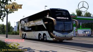 ETS2 Mod Bus G8 DD 1800 Mercedes-Benz 8x2