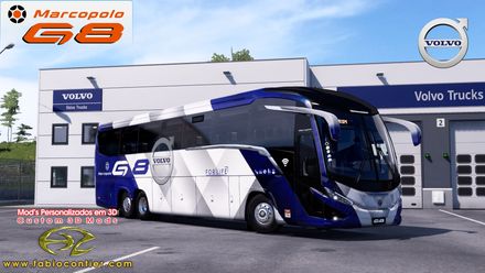 3 Mod Bus Séries: Volvo G6, Volvo G7 e G8 Volvo 6x2